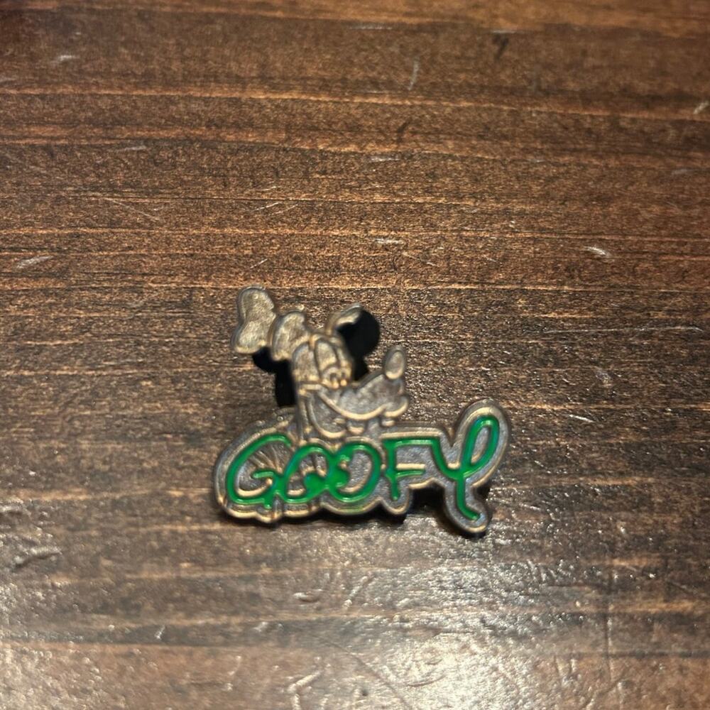 Disney Character Trading Pin 2004 Lanyard Series Golden Green‎ Goofy Autograph